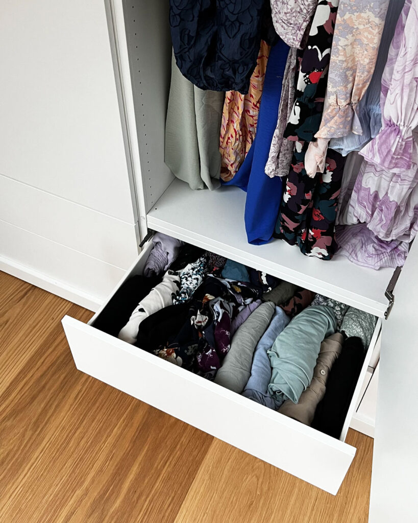 skuffer med plads til opbevaring